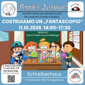 🧒🏽 Amici Junior - Costruiamo un “Fantascopio” @ Schreiberhaus