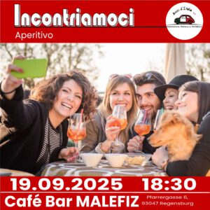🍸 Incontriamoci: Aperitivo @ Malefiz