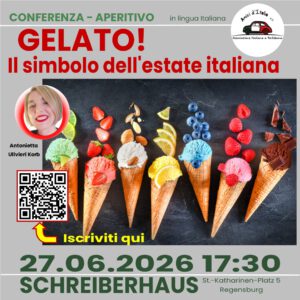 🍨🍧conferenza - Aperitivo - Gelato! Il simbolo dell'estate italiana @ Scheiberhaus