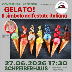 🍨🍧conferenza - Aperitivo - Gelato! Il simbolo dell'estate italiana @ Scheiberhaus