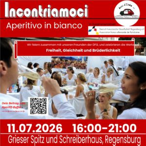 🍸 Incontriamoci: APERITIVO IN BIANCO - Grieser Spitz / Schreiberhaus, Regensburg @ Scheiberhaus